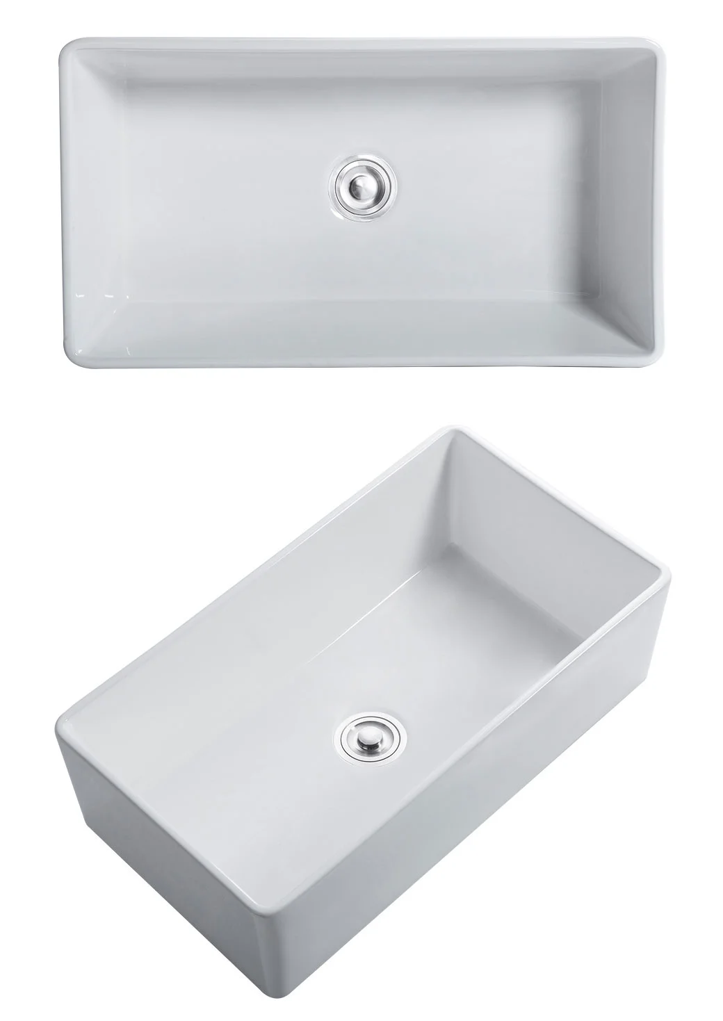 Cupc Certificare Ceramic Single-Slot Vegetable Sink