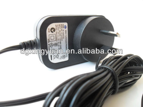 Australia SAA approved power adapter 12v dc 0.5a