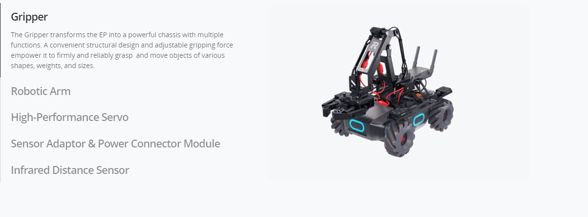 DJI Learning Unleashed ROBOMASTER EP For Rich teaching materials