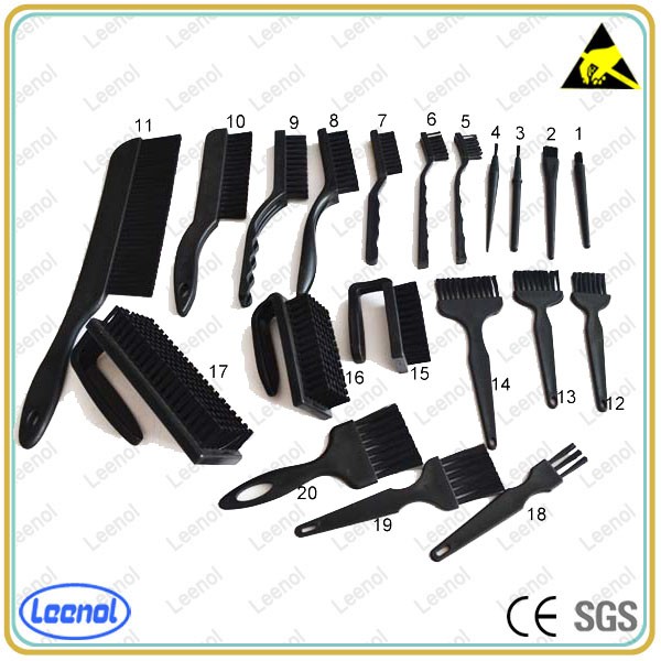 Plastic Anti Static Ground ESD Brush PCB Dust Cleaning brush Black