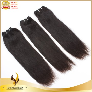 wholesale virgin indian hair double drawn straight hair extensions