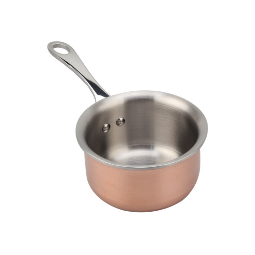 Rose Gold Stainless Steel 3-Ply Frying Pot