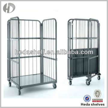 Warehouse Rolling Cage Cart, storage cage