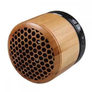 Nouveaux haut-parleurs sans fil portables en bambou de conception unique