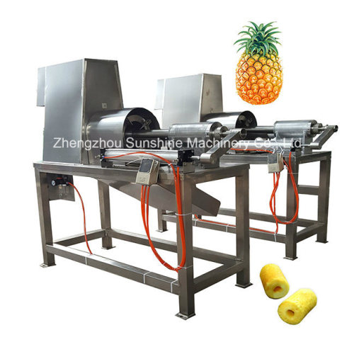 Automatic Corer Pineapple Peeling Coring Peeler Machine