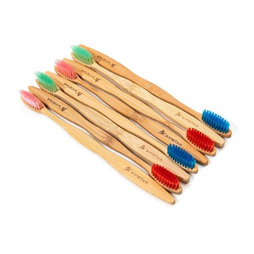 Wholesale Eco-Friendly Bamboo Bristle Toothbrush