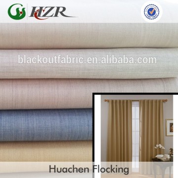 Stocklot Polyester woven blackcout fabric making home UV proof drapes