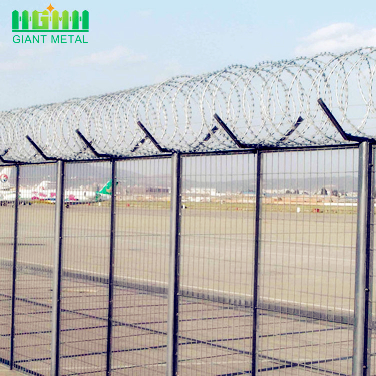 Electric galvanized airport security wire mesh fences