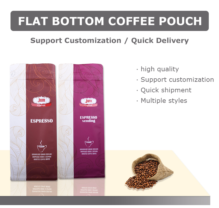 coffee bag flat bottom