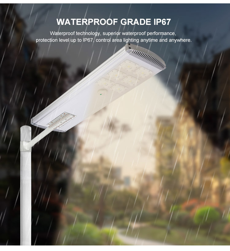 Hot Sale High power outdoor waterproof integrated all in one led solar street light parts