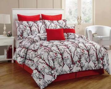 cheap price wholesale microfiber printed polyester bed comforter 6 sets