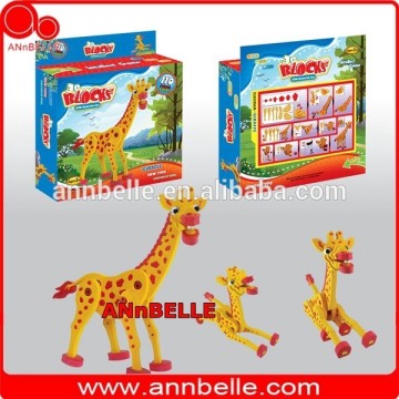 3D foam puzzle 3D puzzle giraffe 3D puzzle