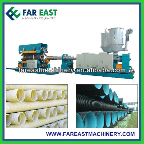 PVC Double Wall Corrugated Pipe Extrusion Line/PVC Corrugated Pipe Extrusion Machine