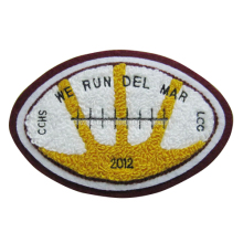 Rugby Design High Quality Felt Embroidery Patch Chenille