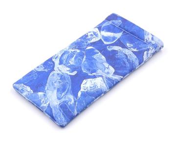 Customized microfiber glasses pouch with elastic metal