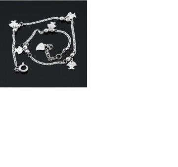 925 Sterling Silver Fish Fashion Anklets