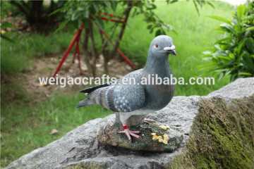 abstract resin dove statue