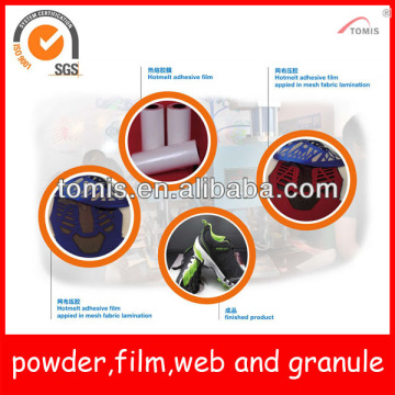 Copolyester hot melt adhesive film for shoses(Y-1205f)