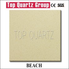 Beige Fine Grain Quartz Stone Plate,Light yellow Quartz Stone Wall Tile