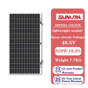 SMF520J-12X12UW 520W Mono Crystal Silicon Solar Panel