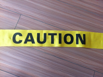 Cotton Repulpable Barricade Tape