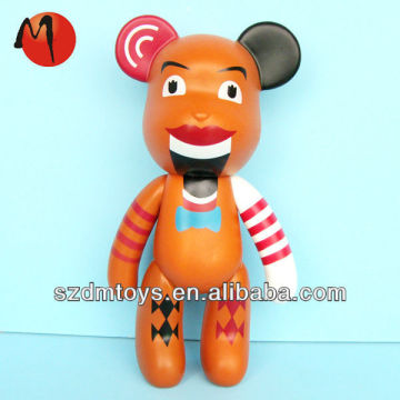 Rotocast mold plastic figure toy bear