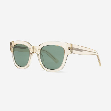 Classic Square Acetate Unisex Sunglasses