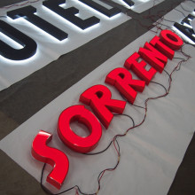 Channel Letter Sign Illuminated Light Up Letter