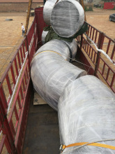 Large dimension butt weld elbow