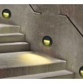 Runde Outdoor -LED -Treppe Licht