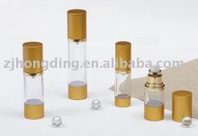 straight round airless vacuum bottles