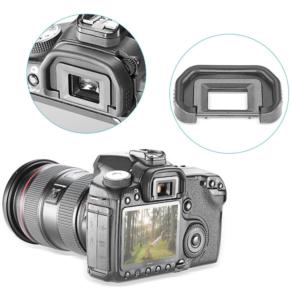 EB Rubber Eyecup Eyepiece Viewfinder for 50D 60D 70D 5D 6D 5D2 5D Mark II DSLR Camera