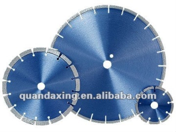 Laser welded stone cutting blade