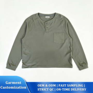 Raglan-Henley-Langarm-T-Shirt