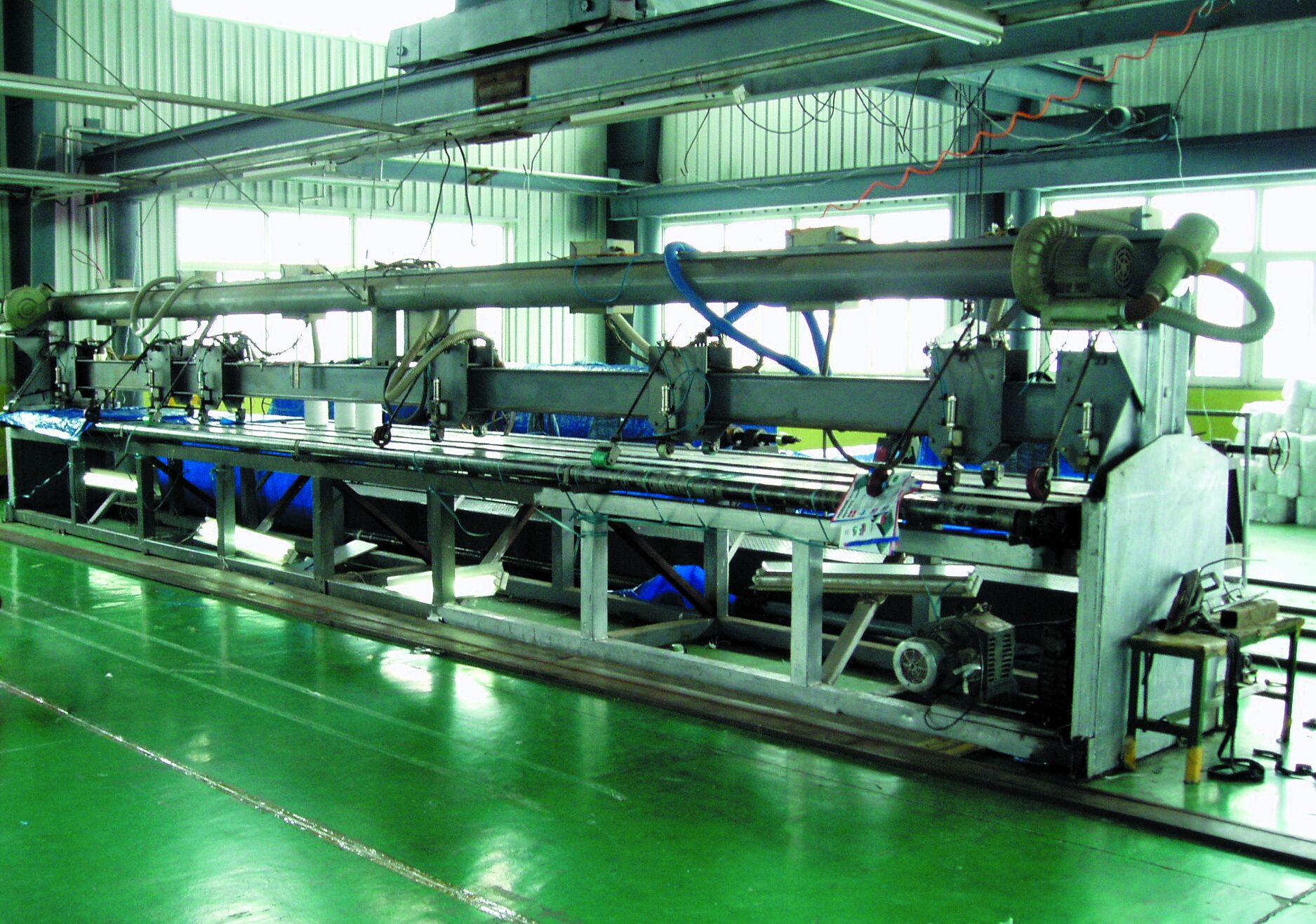 PE tarpaulin machine