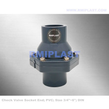PVC Swing Check Valve Socket ANSI