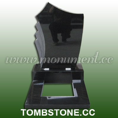 Black Granite Gravestone