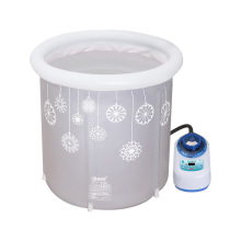 Portable Steam Bath Tub with Spa Bubble Generator