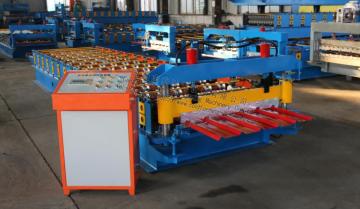 Steel Roofing Sheet Cold Rolling Forming Machine