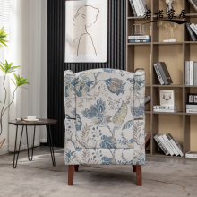 Rustic American High Back Accent Chair