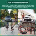 10.1 inch 4 channel vehicle monitor system SA-KC44DH AI Humanoid Detection system for Truck