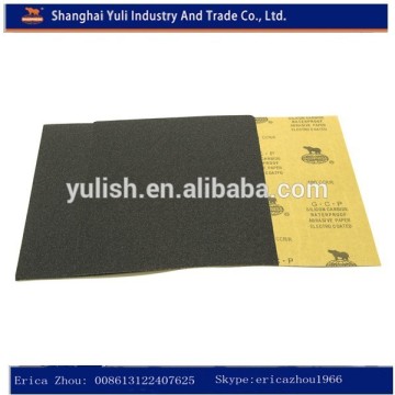 silicon carbide waterproof abrasive paper/electro coated abrasive paper