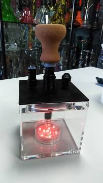 Square hookah led shisha hose hookah coal led hookah electric flavor