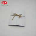 مخصصات هدية بيضاء مخصصة Tri-Fold Gift Thank You Card