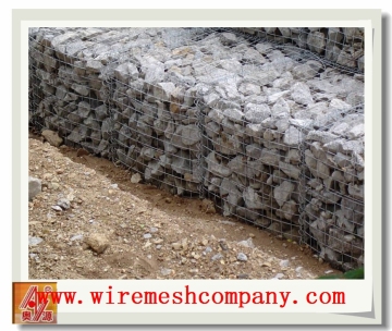 Hexagonal Galvanized Gabion boxes/gabion mesh/gabion mattress