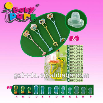funny silicone soother chain