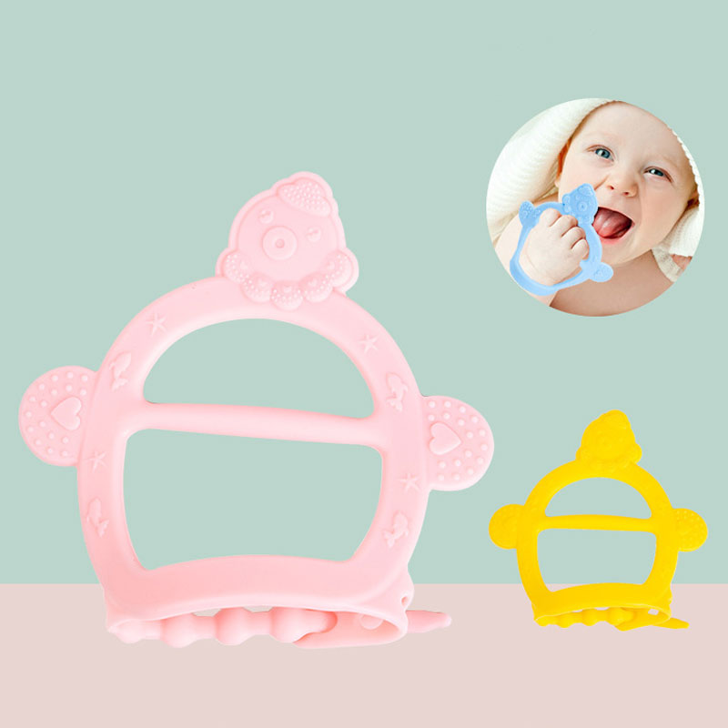 baby silicone bracelet teether silicone wearable mordedores