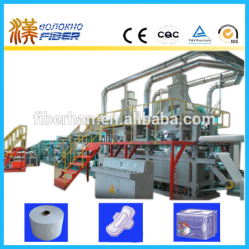 Airlaid sanitary pad production equipment, Airlaid sanitary pad making machine