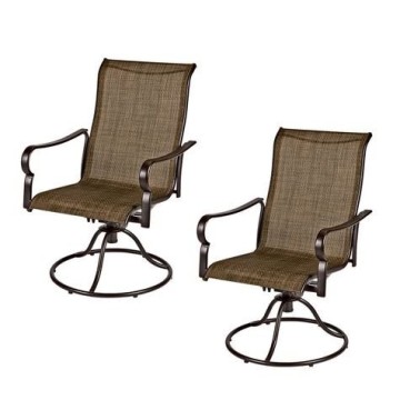 SWIVEL SLING WICKER PAITO CHAIR