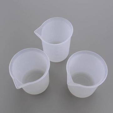 Copa de silicona reciclable de silicona midiendo vaso de vaso